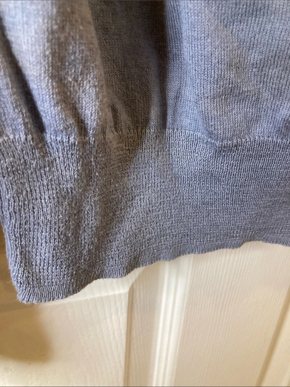 J. Crew Men's Pale Blue Crewneck Sweater